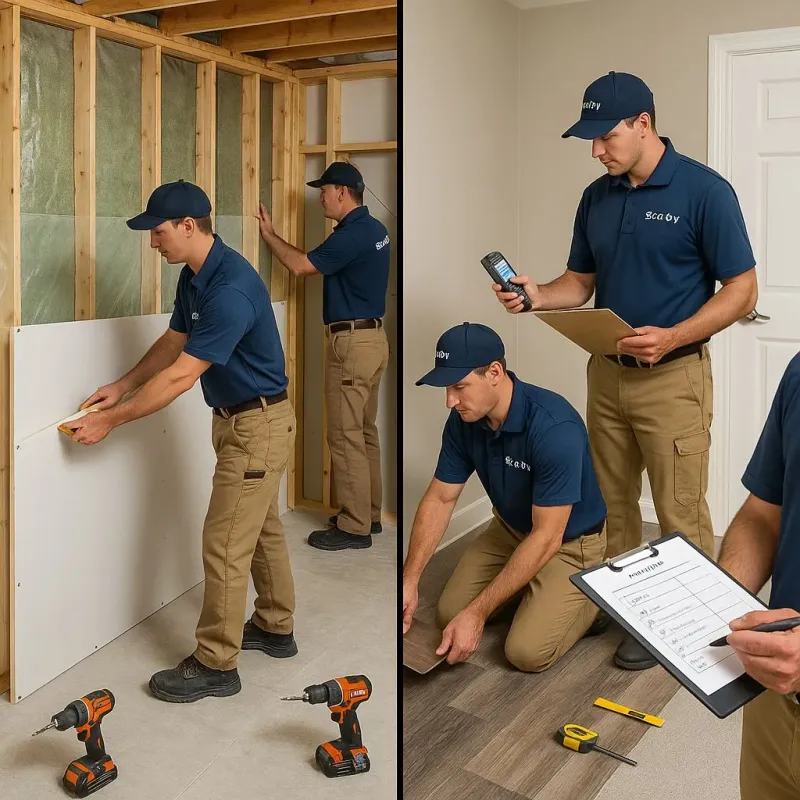 Repairs and Reconstruction process in Sheboygan County, WI